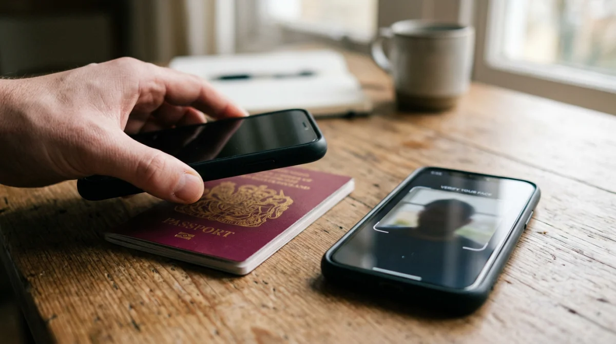 Step-by-Step: Account Setup, NFC Passport Scan & Biometric Photo